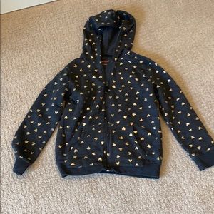 CAT & JACK girls gray hoodie size L 10//12